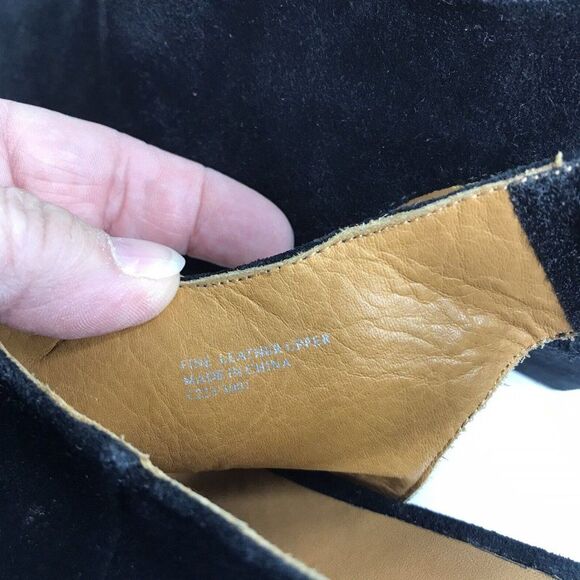 Bettye Muller Womens Black Suede Leather Slingback 4” Heels Size 9.5M - Picture 7 of 12